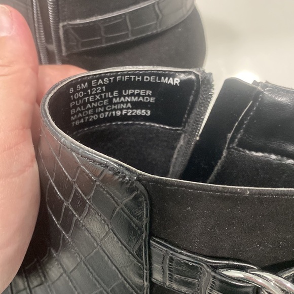 HP 🌟 heeled leather booties size 8.5 - Picture 3 of 3